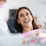 Smile makeover at Flax Dental in Sandy Springs Georgia