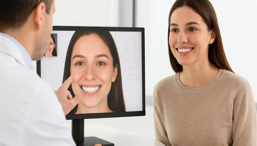 SmileCloud digital smile design preview